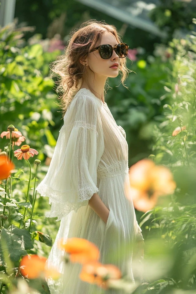 Sheer Maxi Dresses for Summer Layering