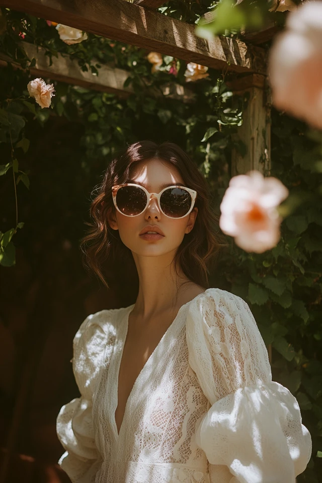 Puff Sleeve Dresses in Light Fabrics for Spring Romance