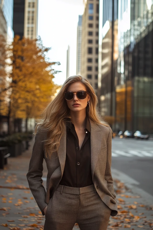 Tailored Wool Pants for Sleek Fall Office Looks