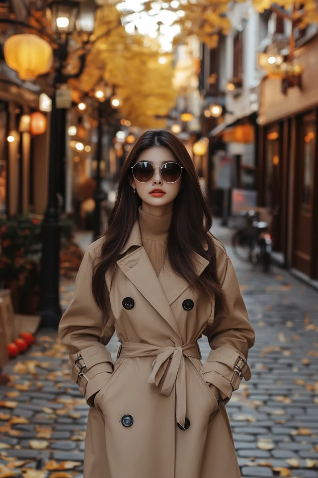 Neutral Tones in Trench Coats for Fall Timeless Style