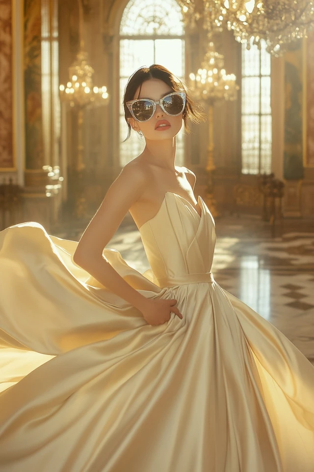 Sculpted Princess Seams in Formal Gowns: The Art of Elegance