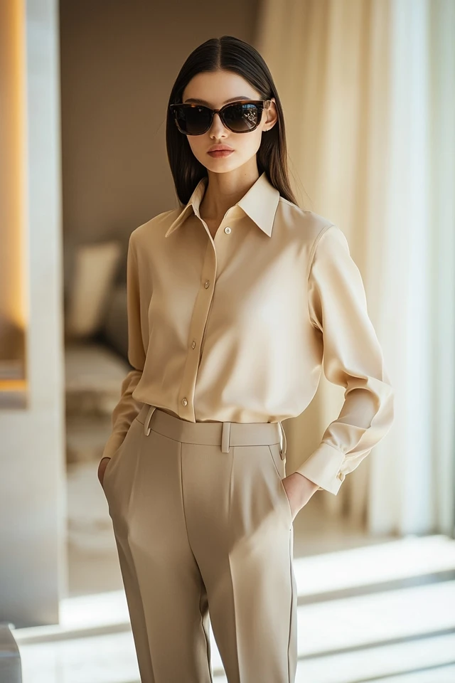 Straight-Leg Trousers for Timeless Minimalism