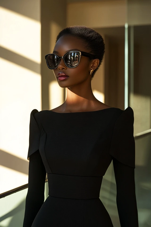 Structured Pencil Dresses with Peplum Waist