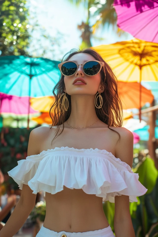 Peasant Tops with Soft Ruffles for Summer Vibes