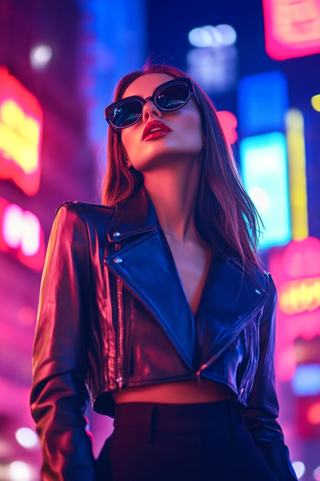 Cropped Leather Blazers for Edgy Outerwear