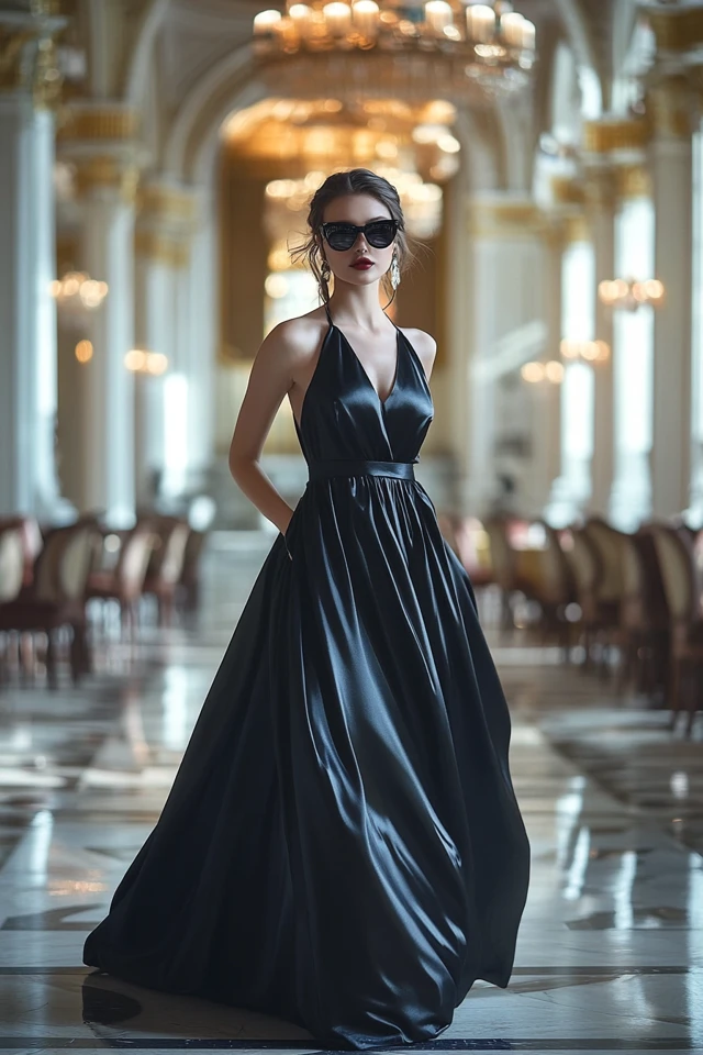 Sophisticated Fundraiser Dresses with Satin Gowns: Elegance for an Evening of Giving