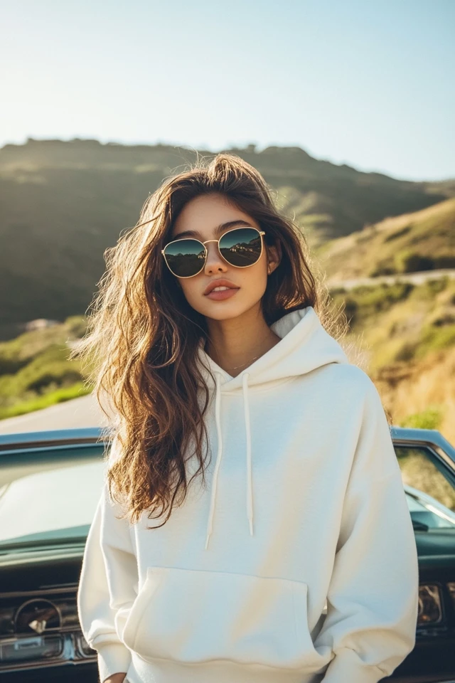 Comfy Road Trip Attire with Relaxed Hoodies: Effortless Style for Adventures on the Road