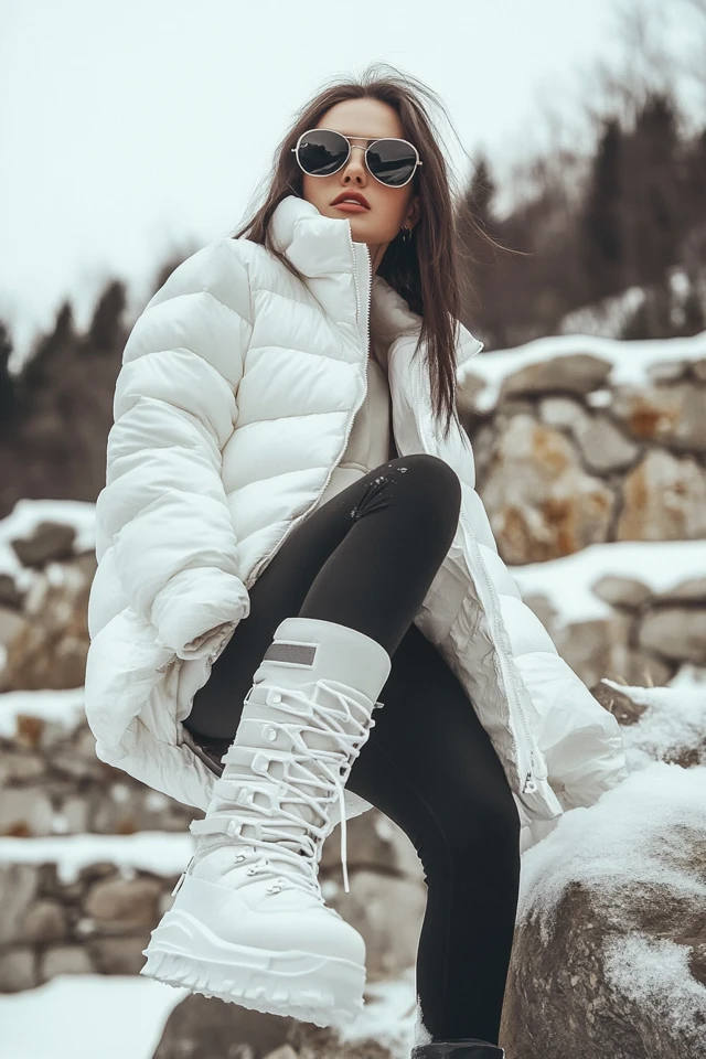 Puffy Snow Boots for Slushy Winter Streets: Stay Warm, Dry, and Stylish