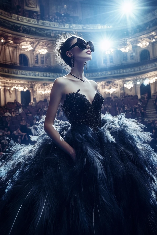 Glamorous Dance Competition Dresses with Feathers: Dazzling Looks for Show-Stopping Performances