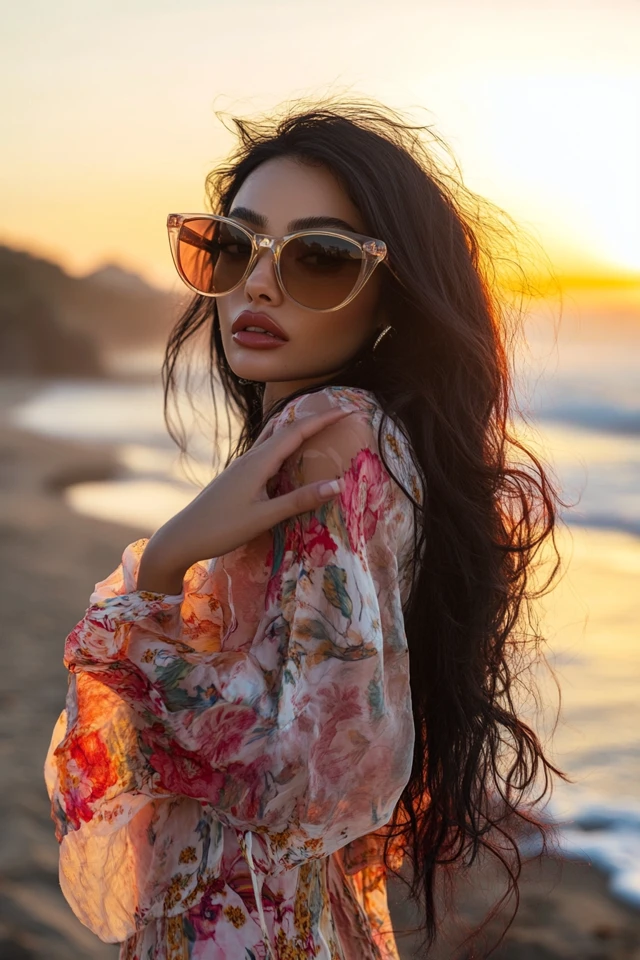 Romantic Walk Along the Beach Looks with Sheer Cover-Ups: Effortless Elegance for Coastal Moments