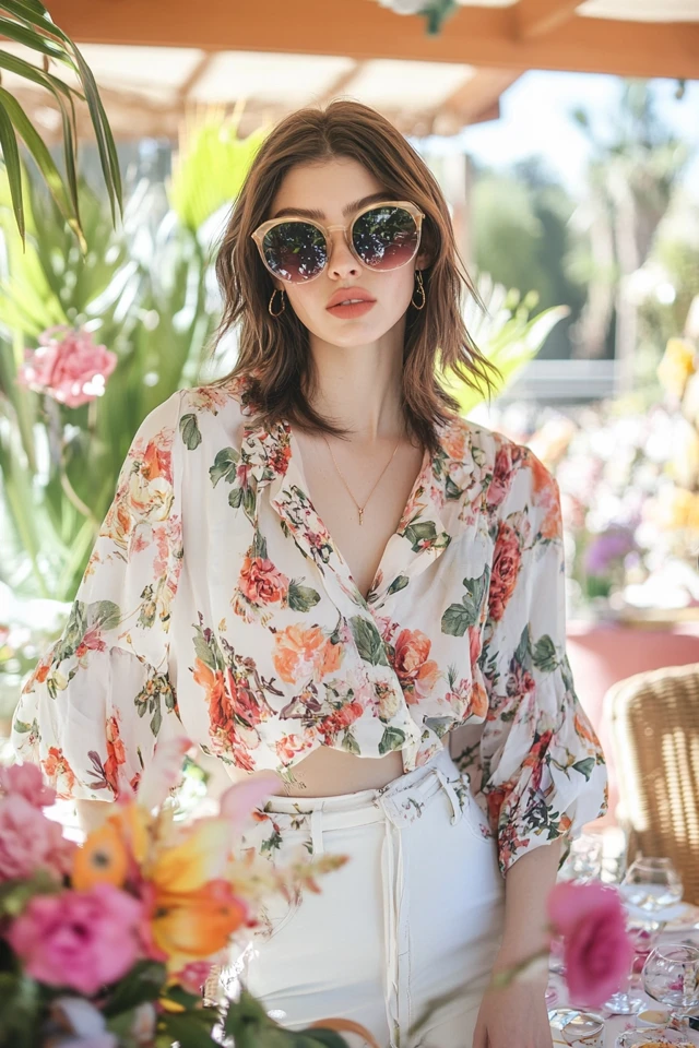 Stylish Springtime Brunch Looks with Floral Patterns: Effortless Elegance for the Season