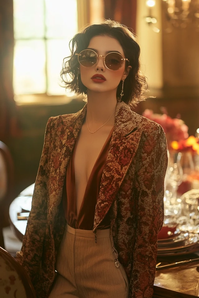 Sophisticated Family Dinner Attire with Polished Coats: Elegance Meets Comfort for Memorable Gatherings