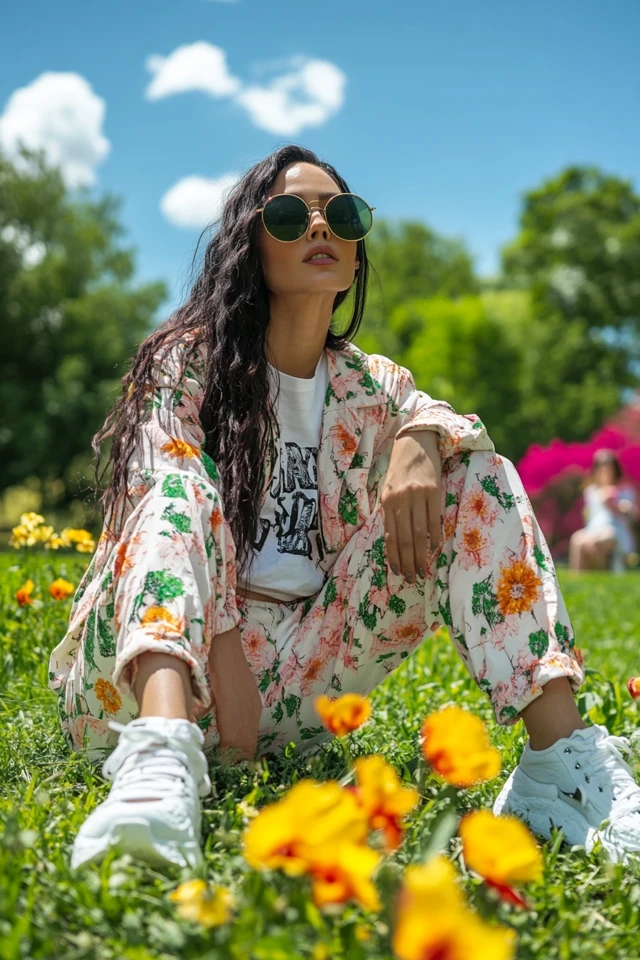Fun Day at the Park Styles with Comfortable Sneakers: Practical and Chic Looks for Outdoor Adventures