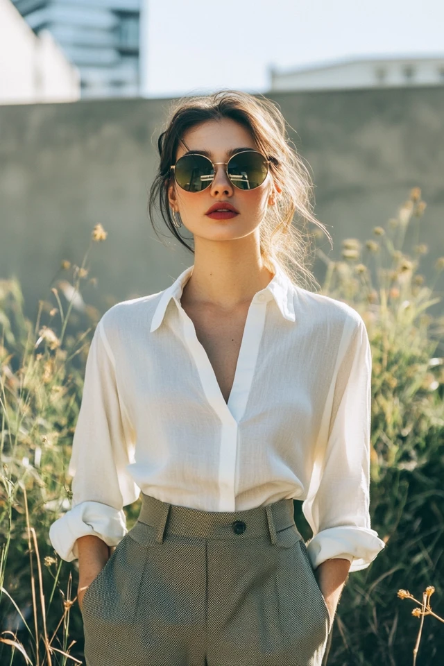 Timeless Button-Up Blouses for Polished Looks