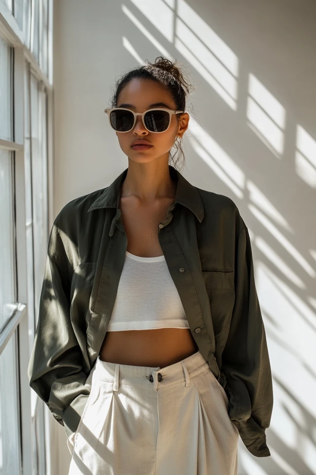 Oversized Button-Down Shirts for Layering Ease