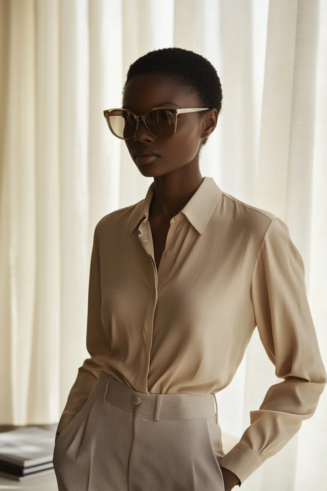 Neutral Blouses for Work-to-Weekend Looks