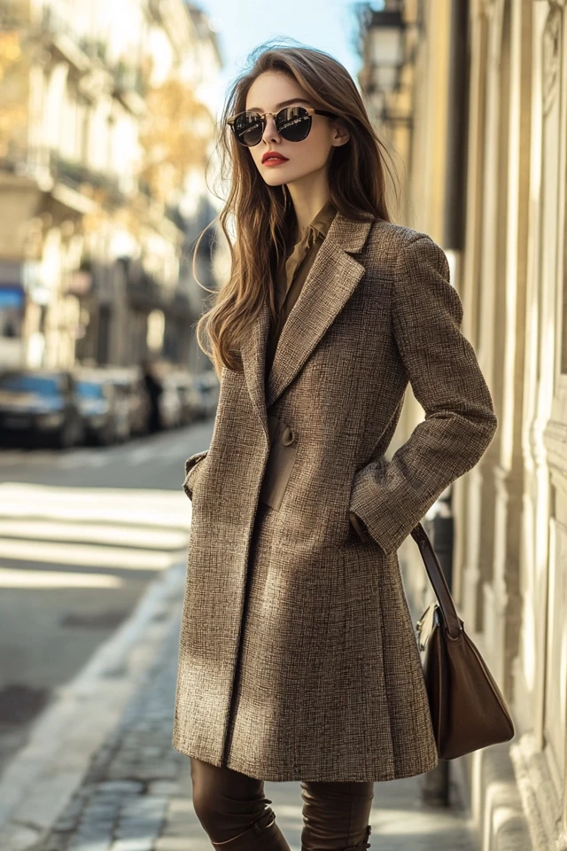 Structured A-Line Coats for Timeless Elegance