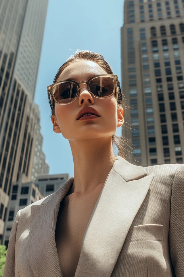 High-Rise Tailored Trousers for Sleek Outfits
