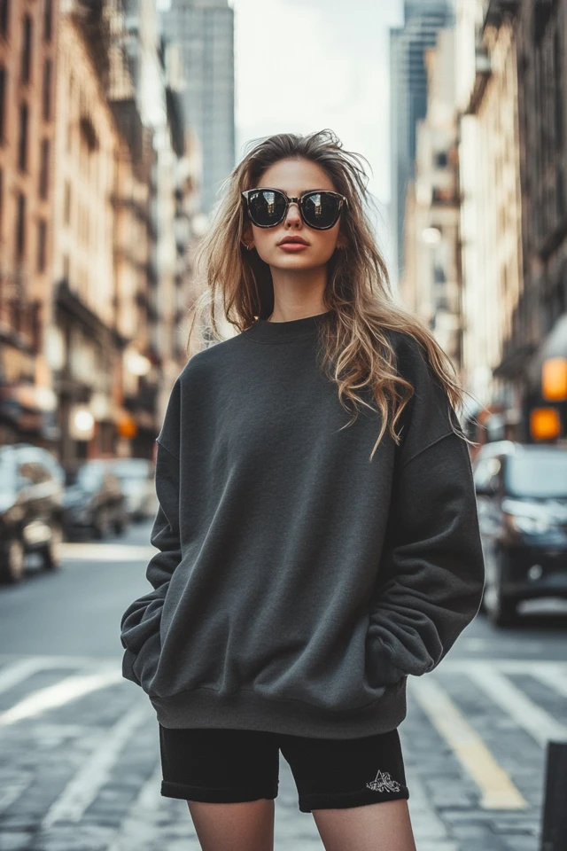Oversized Sweatshirts for Lounge or Street Style