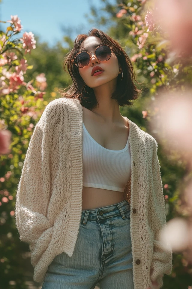 Lightweight Cardigans for Sunny but Cool Days