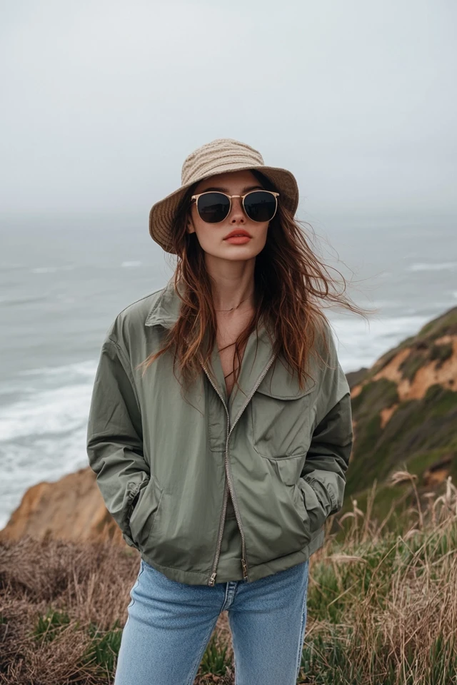 Relaxed Windbreakers for Coastal Winds