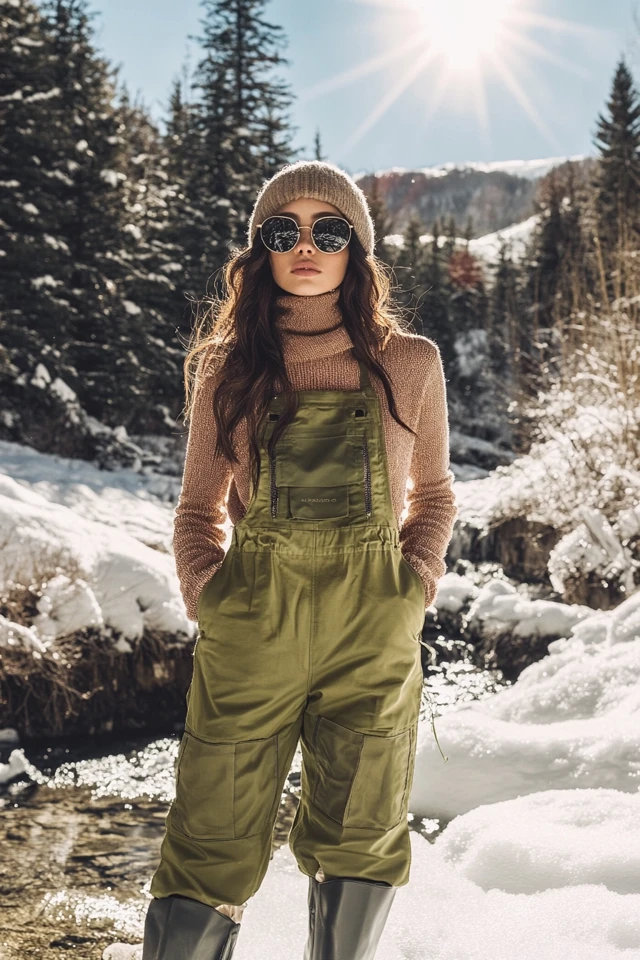 Insulated Overalls for Frosty Outdoor Activities