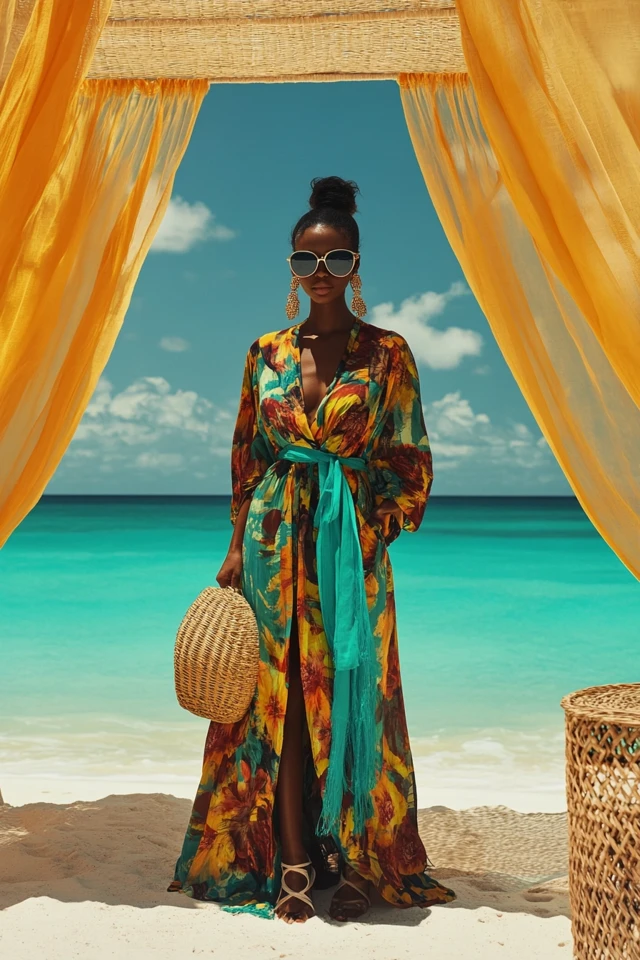 Loose Kaftans for Hot Tropical Climates