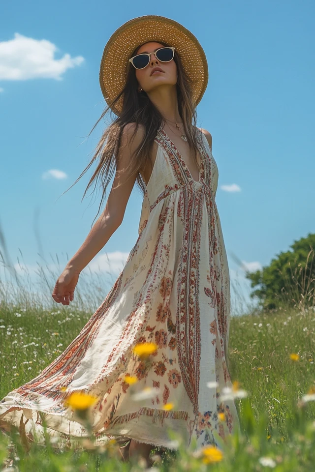Lightweight Bohemian Dresses for Warm, Sunny Days