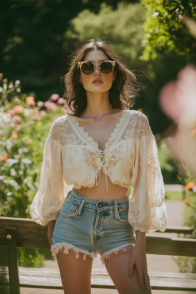 Relaxed Peasant Tops for Warm Summer Strolls