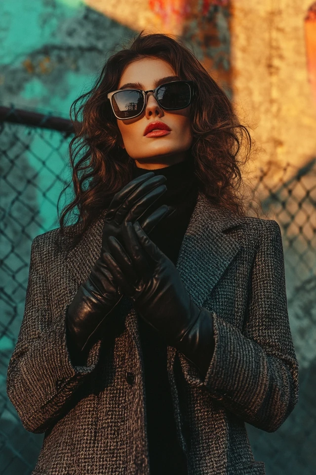 The Chic Way to Style Leather Gloves for Winter