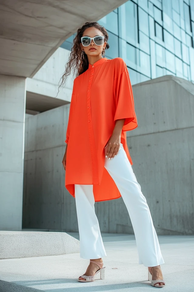 The Best Coral and Soft Grey Color Palettes for Tunics