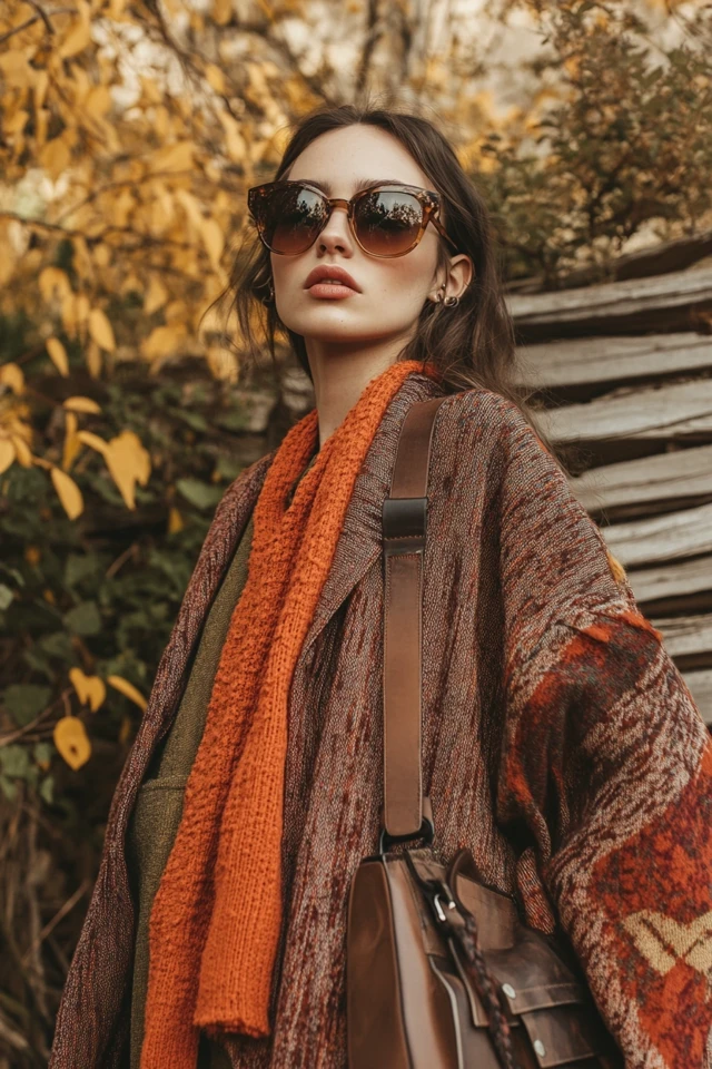 Modernizing Warm Orange and Deep Brown