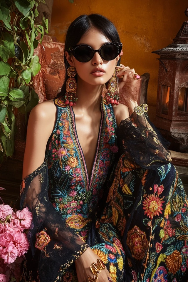 Embroidered Dresses for Cultural Festivals