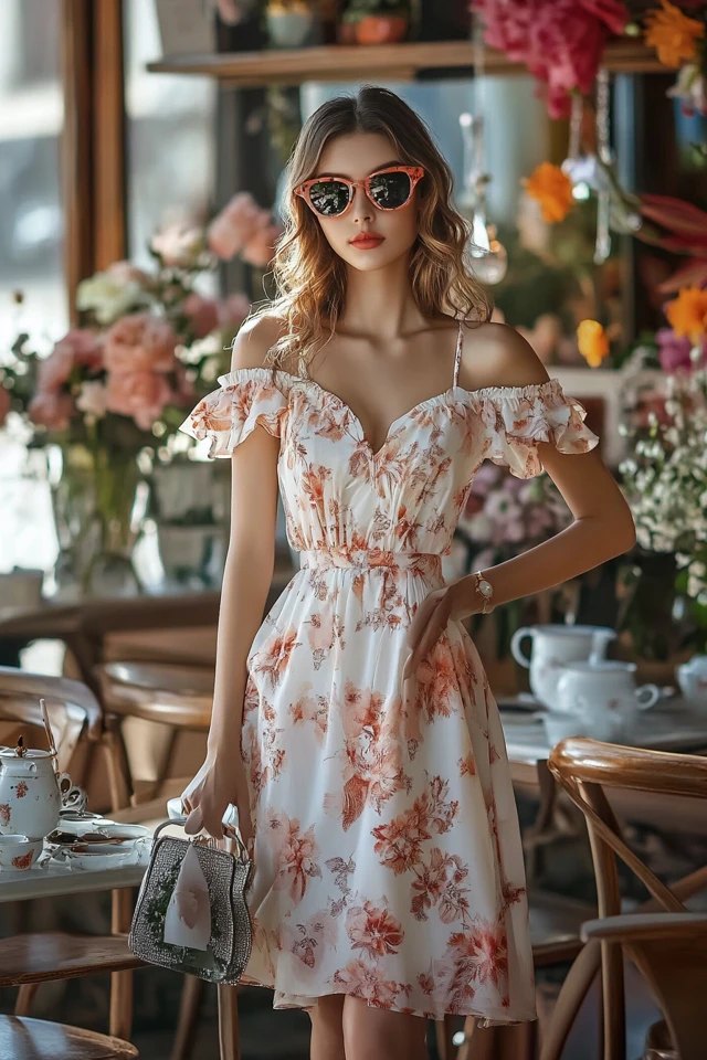 Elegant Midi Dresses for High Tea Events