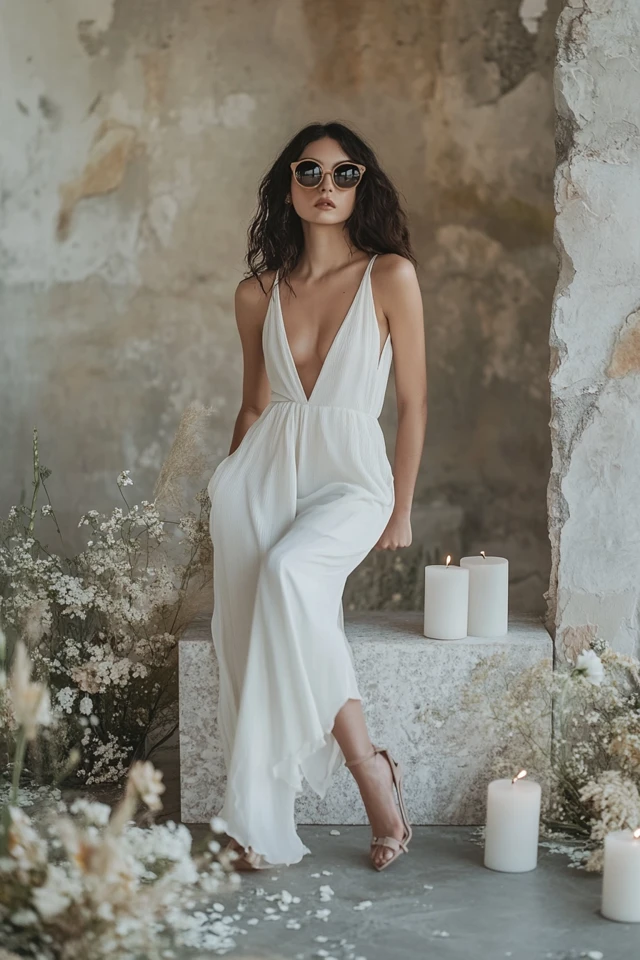 Minimalist Dresses for Small Intimate Weddings
