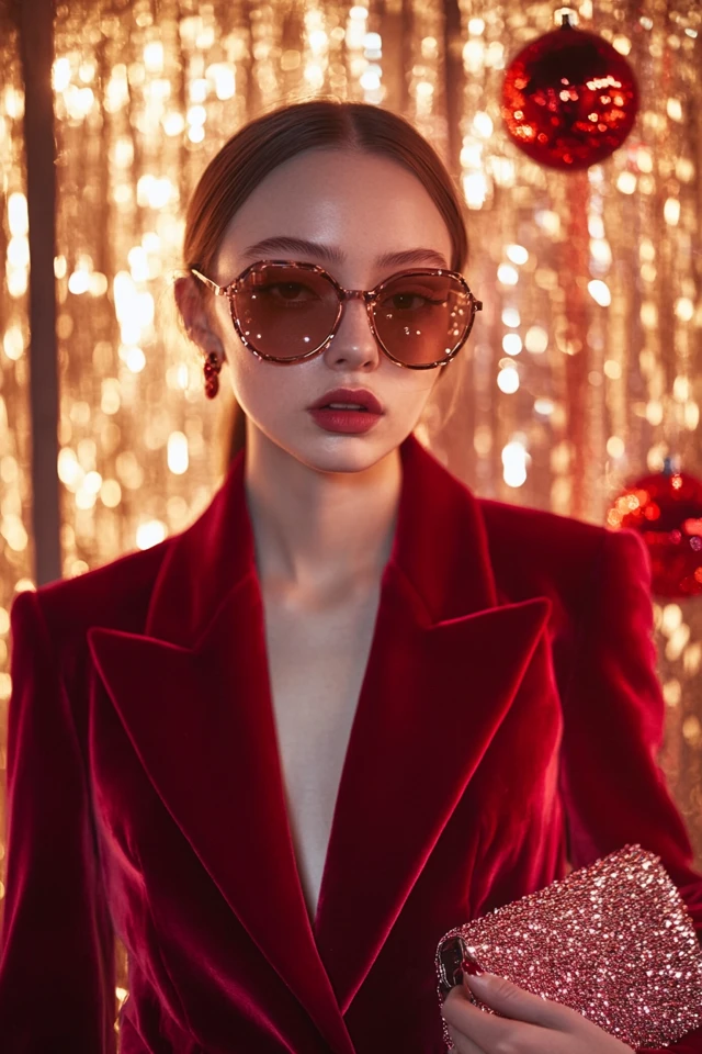Velvet and Sequined Accessories for Luxe Outfits