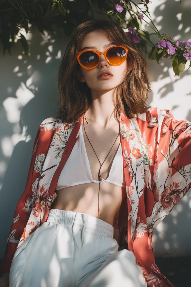 Flowy Kimono Jackets for Spring Accessories