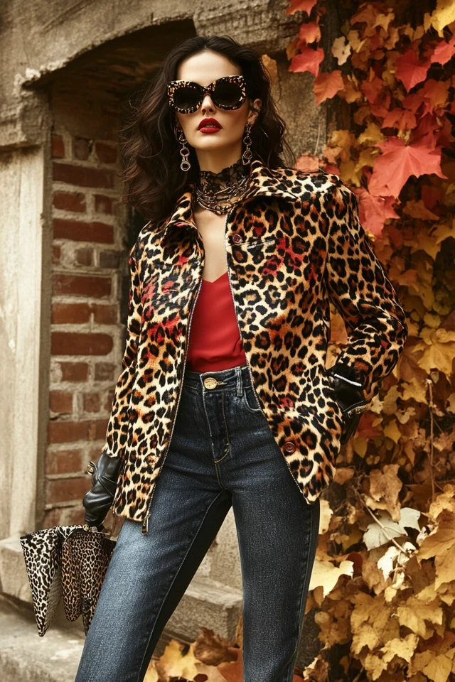 Animal Print Jackets for Fall Boldness