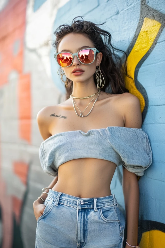 Eye-Catching Sunglasses for Summer Streetwear