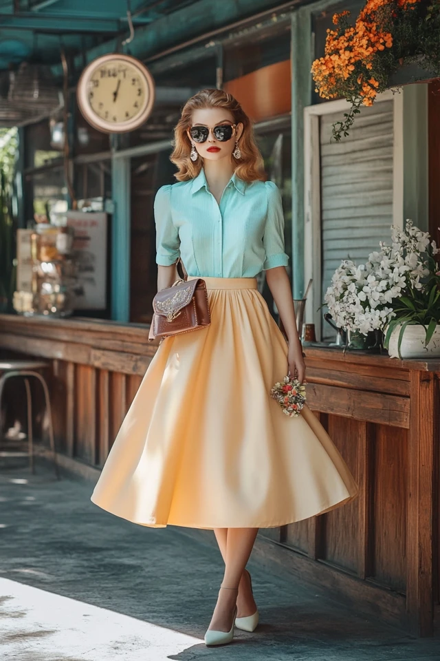 Circle Skirts for Swingy, Retro Style