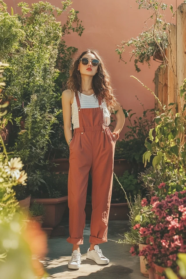 Relaxed Tapered Overalls for Playful Outfits