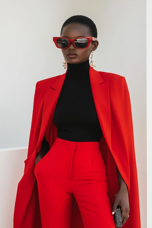 Cape Blazers for Modern Power Dressing
