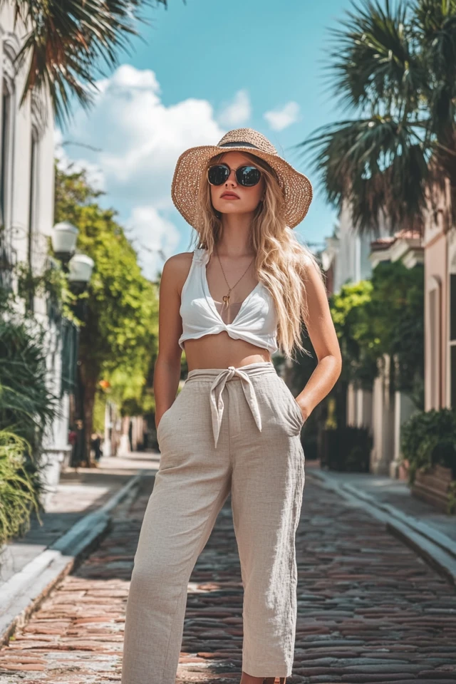 Comfortable Walking Tour Outfits with Relaxed Pants