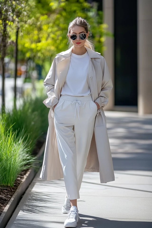 Minimalist Evening Walk Outfits with Simple Layers