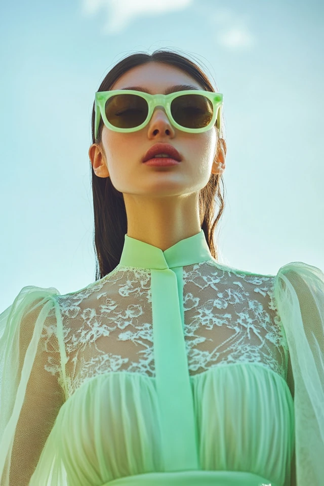 The Perfect Mint Green and White for Spring Dresses