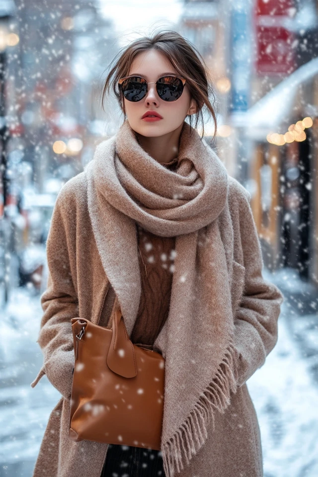 Soft Infinity Scarves for Winter Warmth