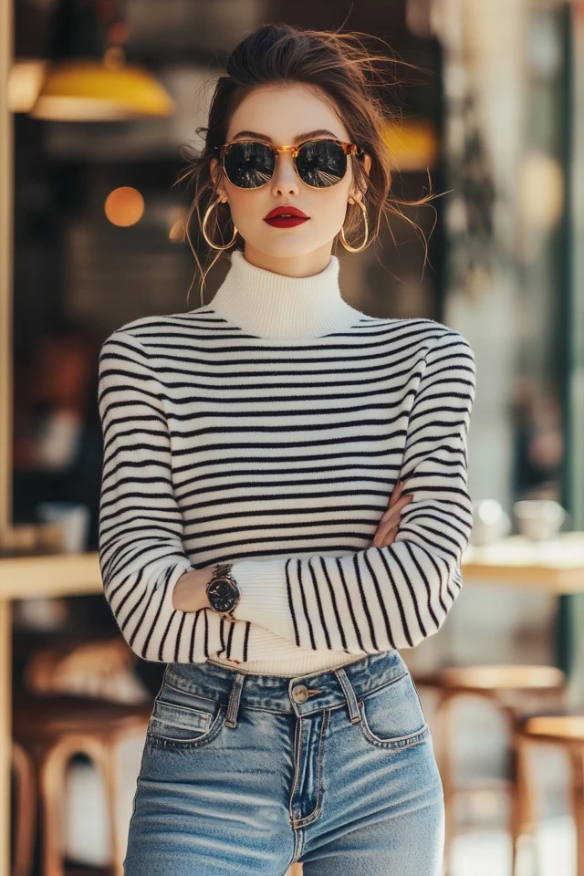 Striped Sweaters for Timeless Prints