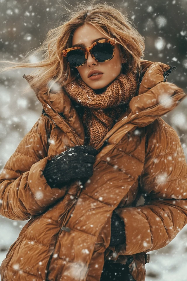 Warm Down Jackets for Windy Winter Adventures