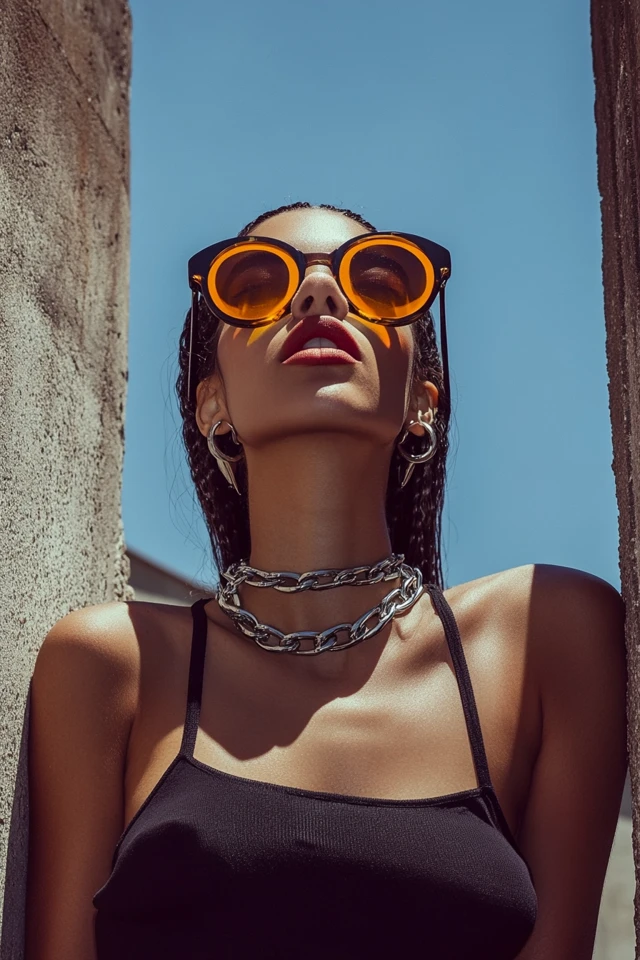 How to Wear Oversized Chains with Confidence