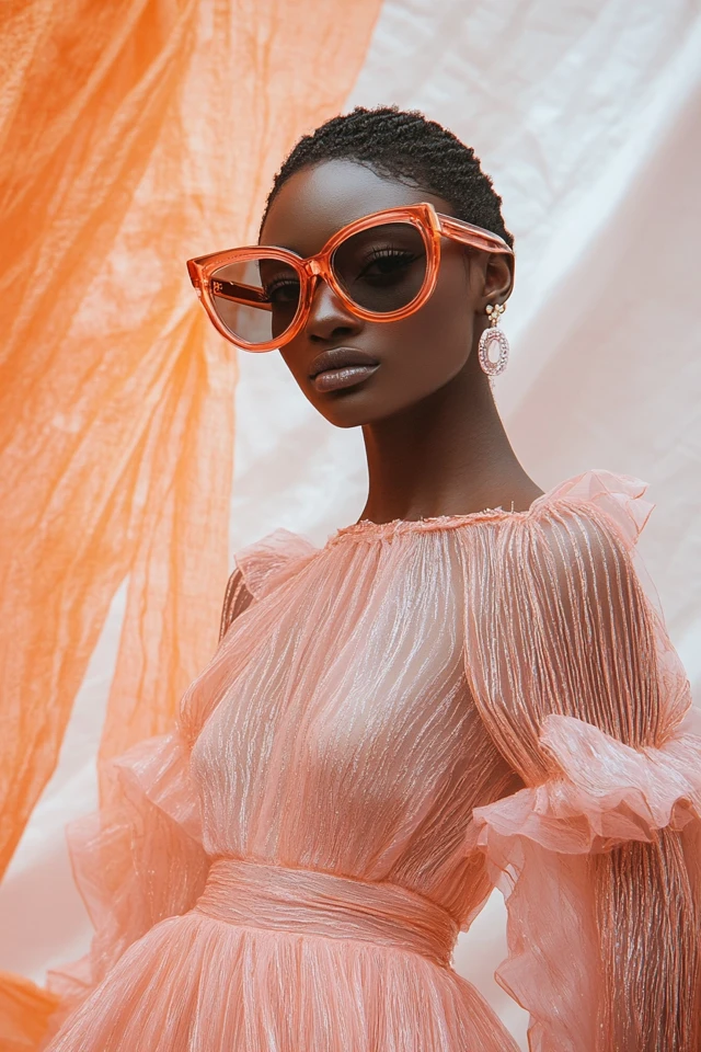 How to Style Peach and Light Grey for Subtle Chic Dresses